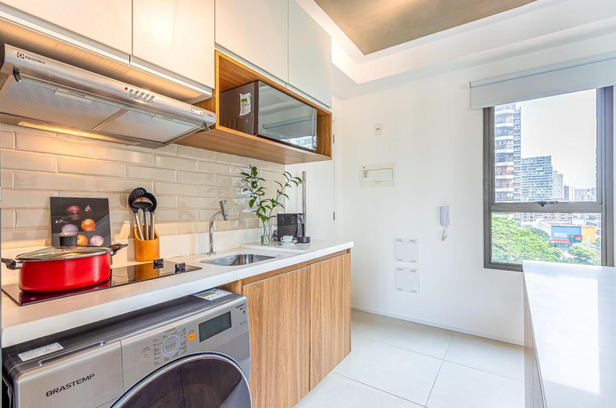Predio Residencial Moderno Proximo Ao Parque Do Ibirapuera - Next Vila Nova 상파울루 객실 사진