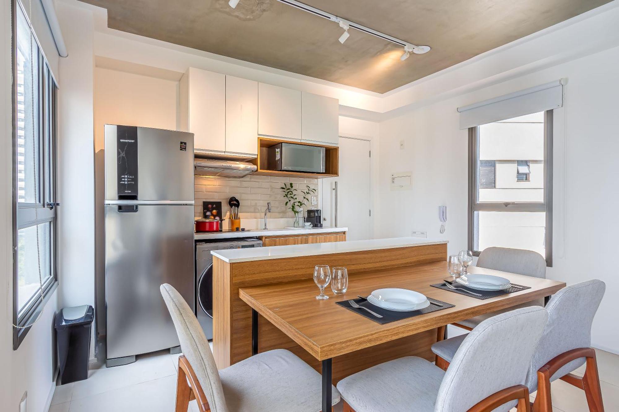 Predio Residencial Moderno Proximo Ao Parque Do Ibirapuera - Next Vila Nova 상파울루 객실 사진