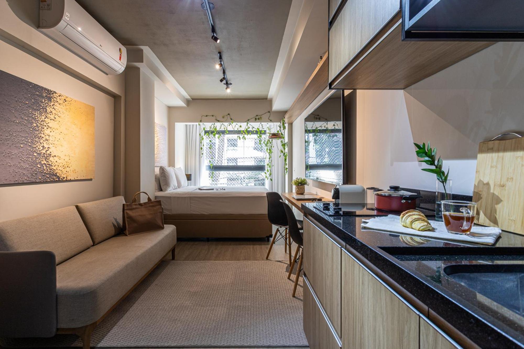 Predio Residencial Moderno Proximo Ao Parque Do Ibirapuera - Next Vila Nova 상파울루 객실 사진