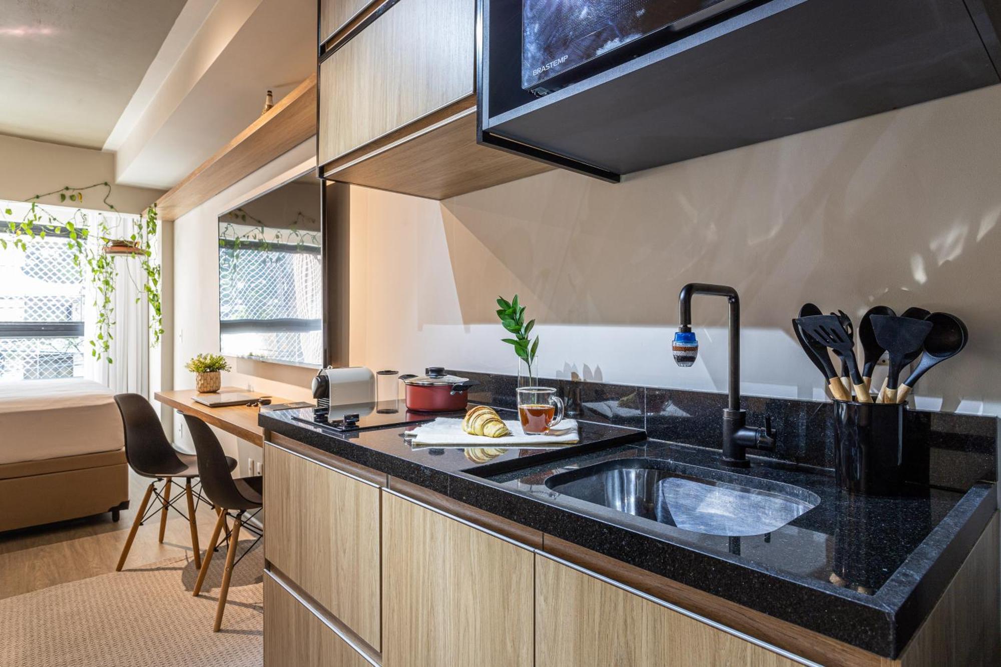 Predio Residencial Moderno Proximo Ao Parque Do Ibirapuera - Next Vila Nova 상파울루 객실 사진